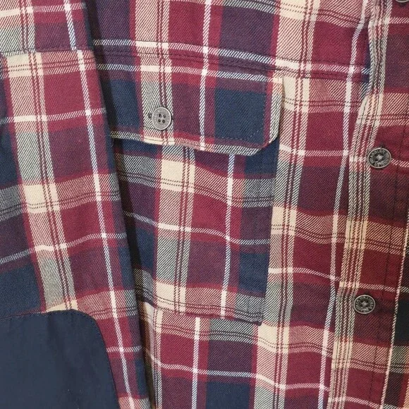 Wrangler ATG All Terrain Gear Plaid Flannel Shirt – Men’s XL - Picture 3 of 10